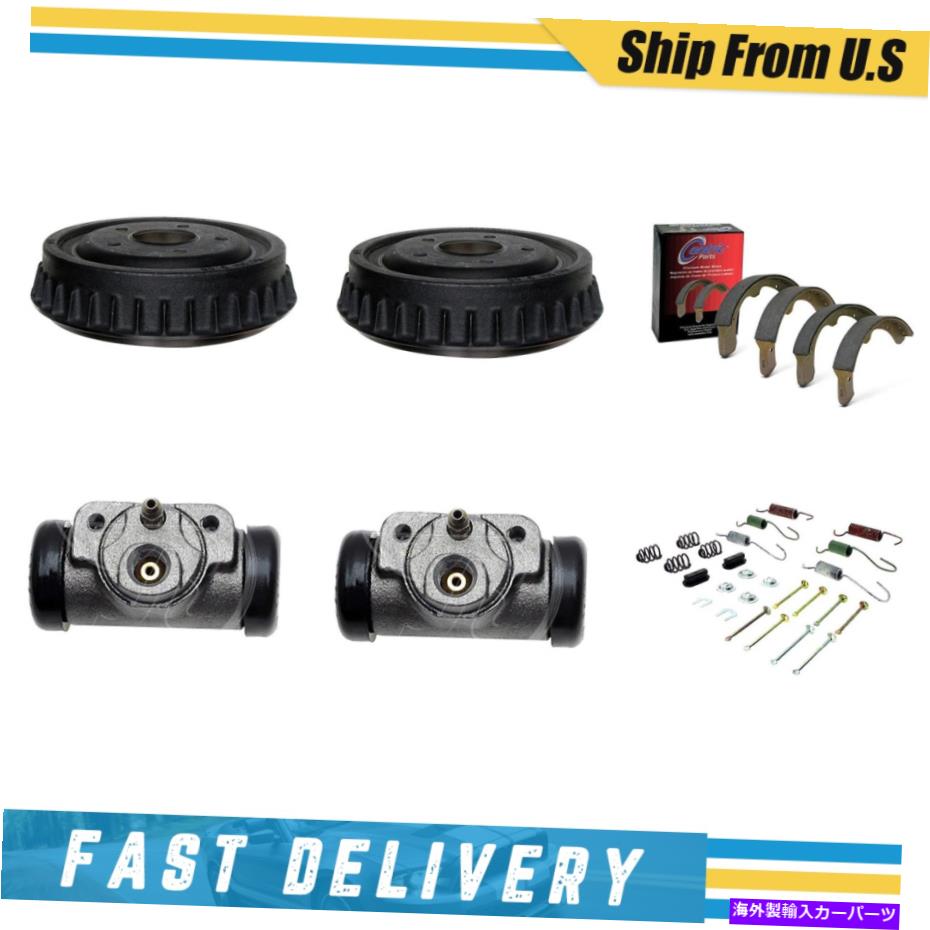 Brake Drum 9インチドラムシューズスプリング83-94リアホイールドライブレンジャー標準小さい 9inch Drums Shoes Spring for 83-94 Rear Wheel Drive Ranger Standard Smaller【並行輸入品】
