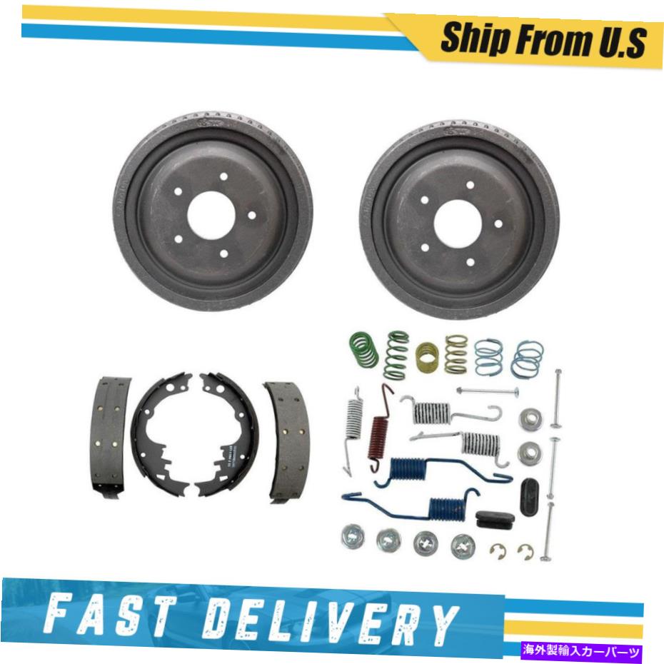 Brake Drum オールズモビルオメガ用のリアドラムブレーキシューズ＆ハードウェアスプリングキット1975-1979 Rear Drums Brake Shoes & Hardware Spring Kit for Oldsmobile Omega 1975-1979【並行輸入品】