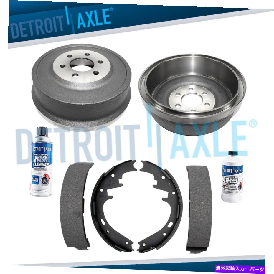 Brake Drum 2000 2001 2002 Dodge Dakota Durangoのリアブレーキドラムとセレモニーブレーキシューズ Rear Brake Drums and Ceremic Brake Shoes for 2000 2001 2002 Dodge Dakota Durango【並行輸入品】