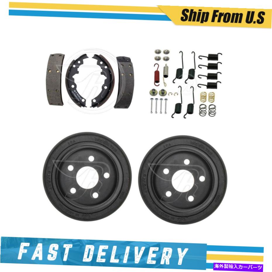 Brake Drum ポンティアックサンファイア用のリアドラムブレーキシューズ＆ハードウェアスプリングキット1995-1996 Rear Drums Brake Shoes & Hardware Spring Kit for Pontiac Sunfire 1995-1996【並行輸入品】