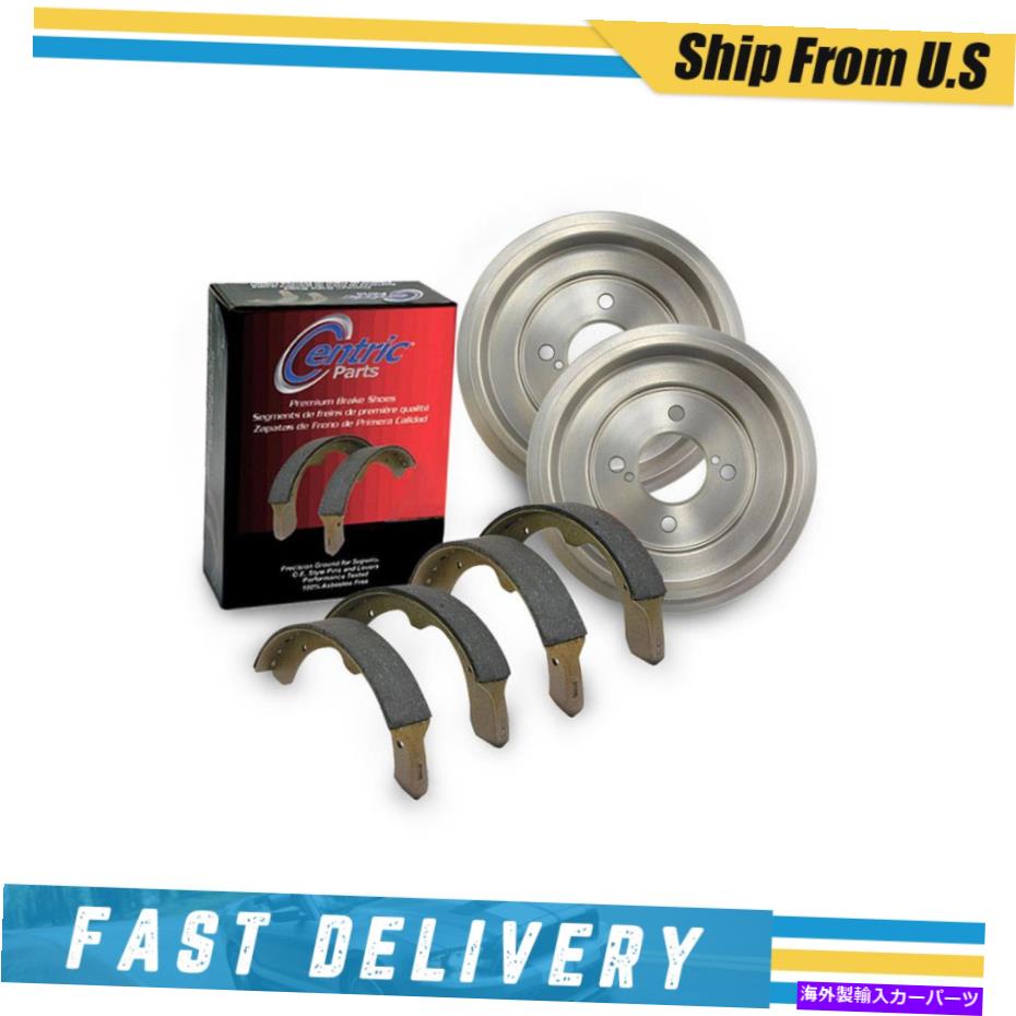 Brake Drum 中心ブレーキドラム、ドラムブレーキシューズ3 PCSリア2013-2014 Honda Fit_xj Centric Brake Drum,Drum Brake Shoe 3 pcs Rear for 2013-2014 Honda Fit_XJ【並行輸入品】