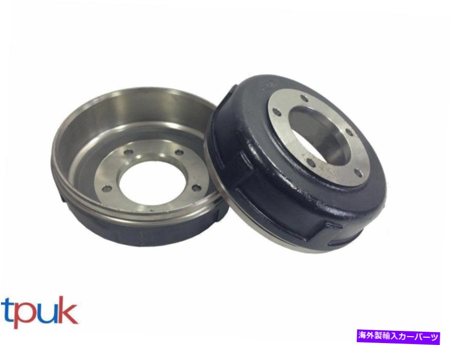 Brake Drum フォードトランジットMK6ブレーキドラム2000 RWDシングルホイール5スタッドペアブランド新しい FORD TRANSIT MK6 BRAKE DRUMS 2000 on RWD SINGLE WHEEL 5 STUD PAIR BRAND NEW【並行輸入品】