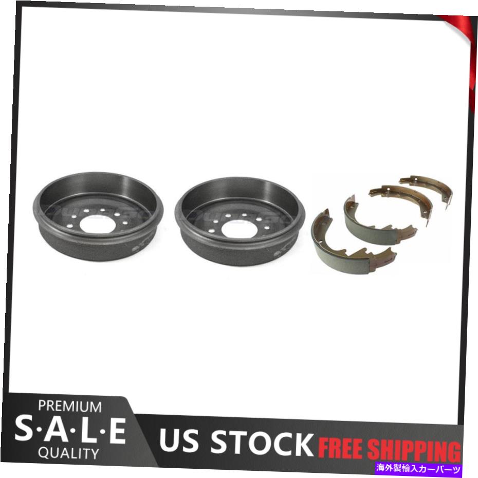 Brake Drum フィット1961-1963フォードF-100フロントキットブレーキドラム&ブレーキシューズ Fits 1961-1963 Ford F-100 Front Kit Brake Drums & Brake Shoes【並行輸入品】