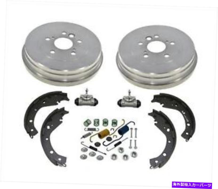 Brake Drum 2003年から2005年のトヨタRAV4リアブレーキドラムドラムシューズキットホイールシリンダー For 2003-2005 Toyota Rav4 Rear Brake Drum Drums Shoes Kit Wheel Cylinders【並行輸入品】