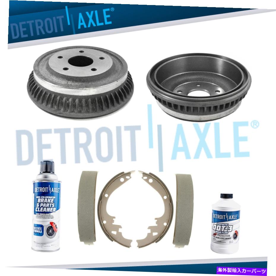 Brake Drum 1994-1997 1998 1999 Dodge Ram 1500 5ラグのリアブレーキドラムセラミックシューズ Rear Brake Drums Ceramic Shoes for 1994-1997 1998 1999 Dodge Ram 1500 5 Lugs【並行輸入品】