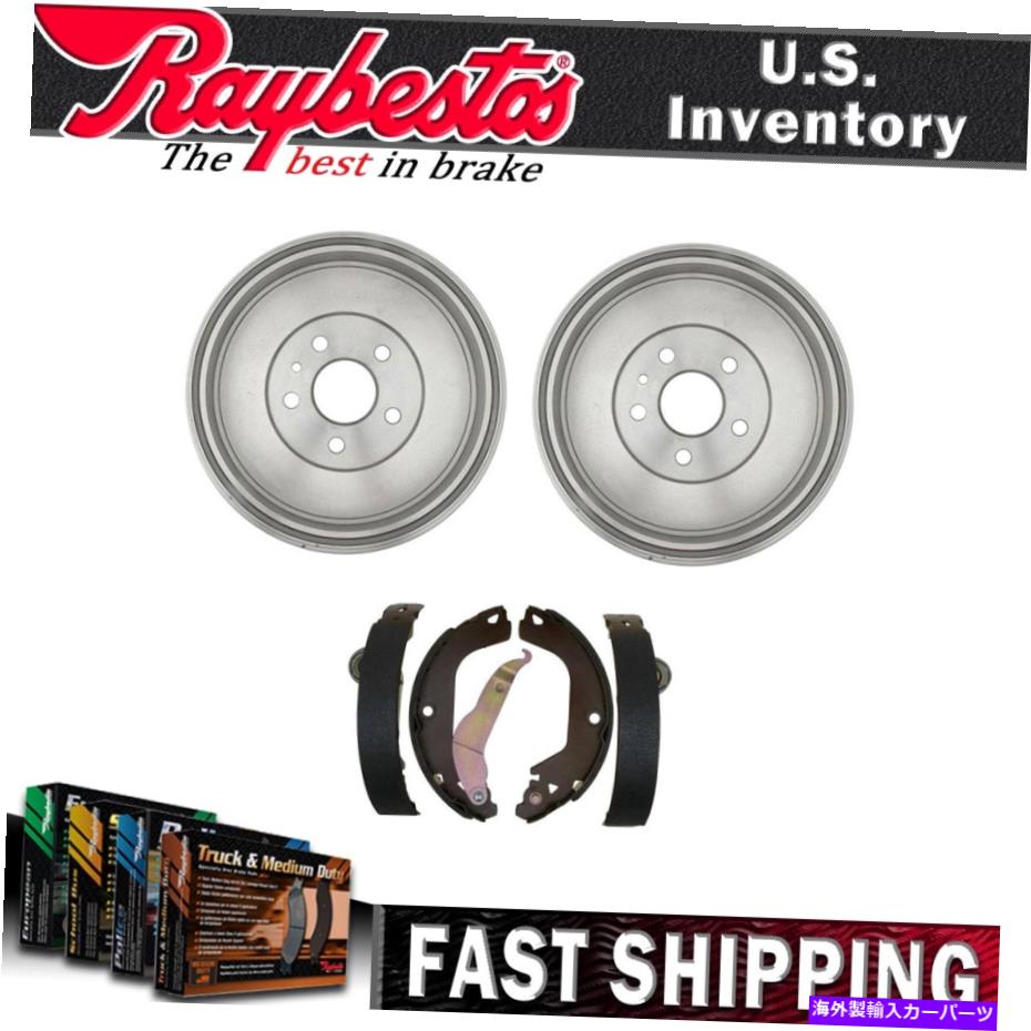 Brake Drum シボレークルーズ2011年のレイベストリアキットブレーキドラム＆ブレーキシューズ Raybestos Rear Kit Brake Drums & Brake Shoes For Chevrolet Cruze 2011【並行輸入品】
