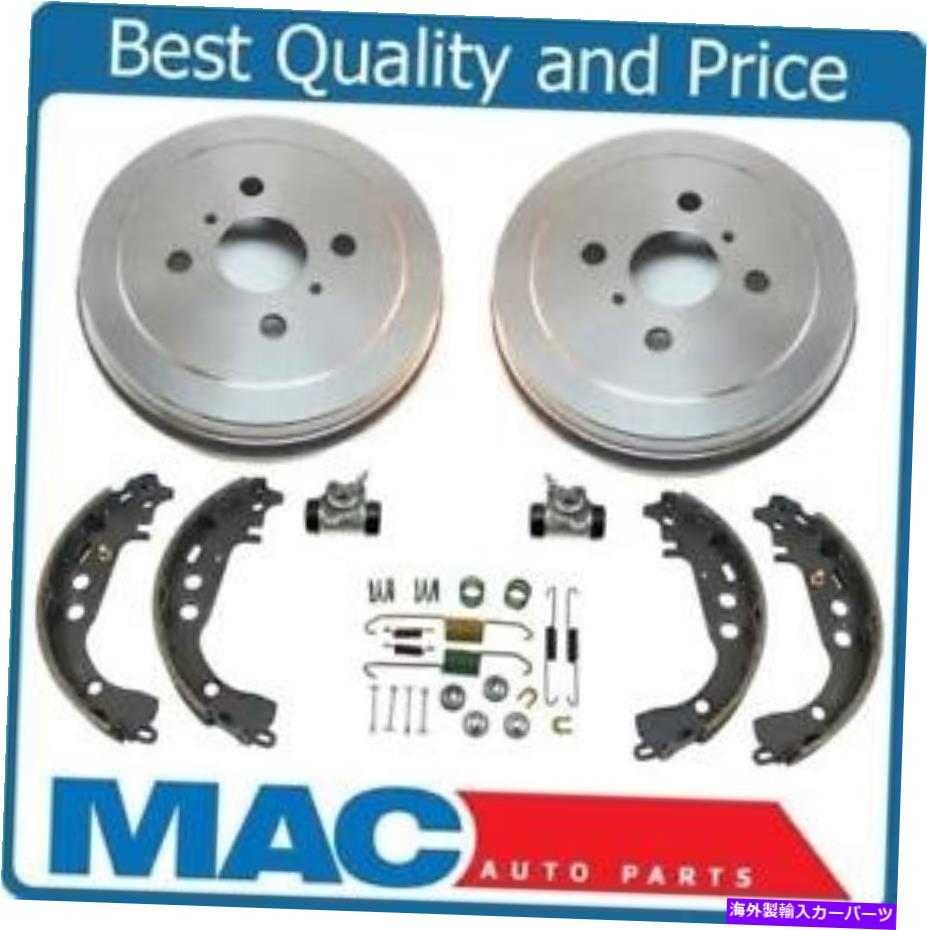 Brake Drum 01-03プリウス（2）リアブレーキドラムドラム＆シューズホイールシリンダースプリングス For 01-03 Prius (2) Rear Brake Drum Drums & Shoes Wheel Cylinders Springs【並行輸入品】