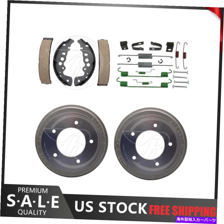 Brake Drum 1999年のスズキヴィタラのリアキットブレーキドラム＆ブレーキシューズハードウェアキット Rear Kit Brake Drums & Brake Shoes Hardware Kit For 1999 Suzuki Vitara【並行輸入品】