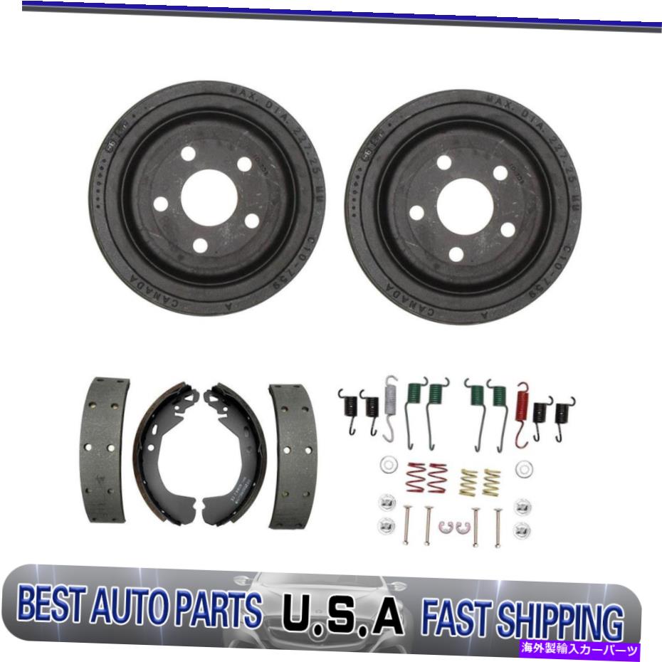 Brake Drum リアブレーキドラムブレーキシューズハードウェアキットスプリングフィット1992-1996シボレーベレッタ Rear Brake Drum Brake Shoes Hardware Kit Spring Fits 1992-1996 Chevrolet Beretta【並行輸入品】