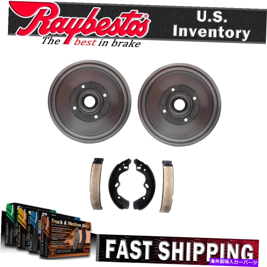 Brake Drum Ford Aspire 1996 1995 1994リアキットブレーキドラム＆ブレーキシューズ-RayBestos For Ford Aspire 1996 1995 1994 Rear Kit Brake Drums & Brake Shoes - Raybestos【並行輸入品】