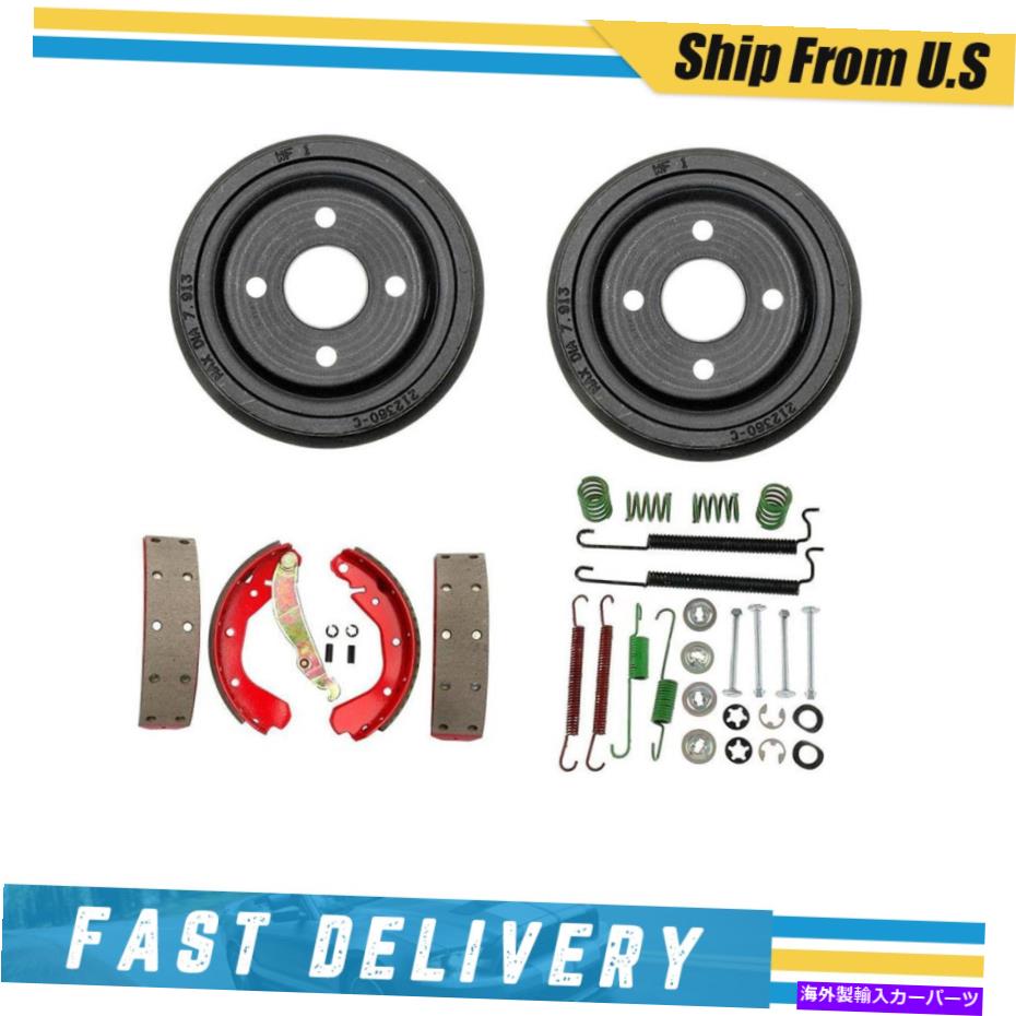 Brake Drum ポンティアックレマンズ用のリアドラムブレーキシューズ＆ハードウェアスプリングキット1988-1993 Rear Drums Brake Shoes & Hardware Spring Kit for Pontiac LeMans 1988-1993【並行輸入品】 50,754円