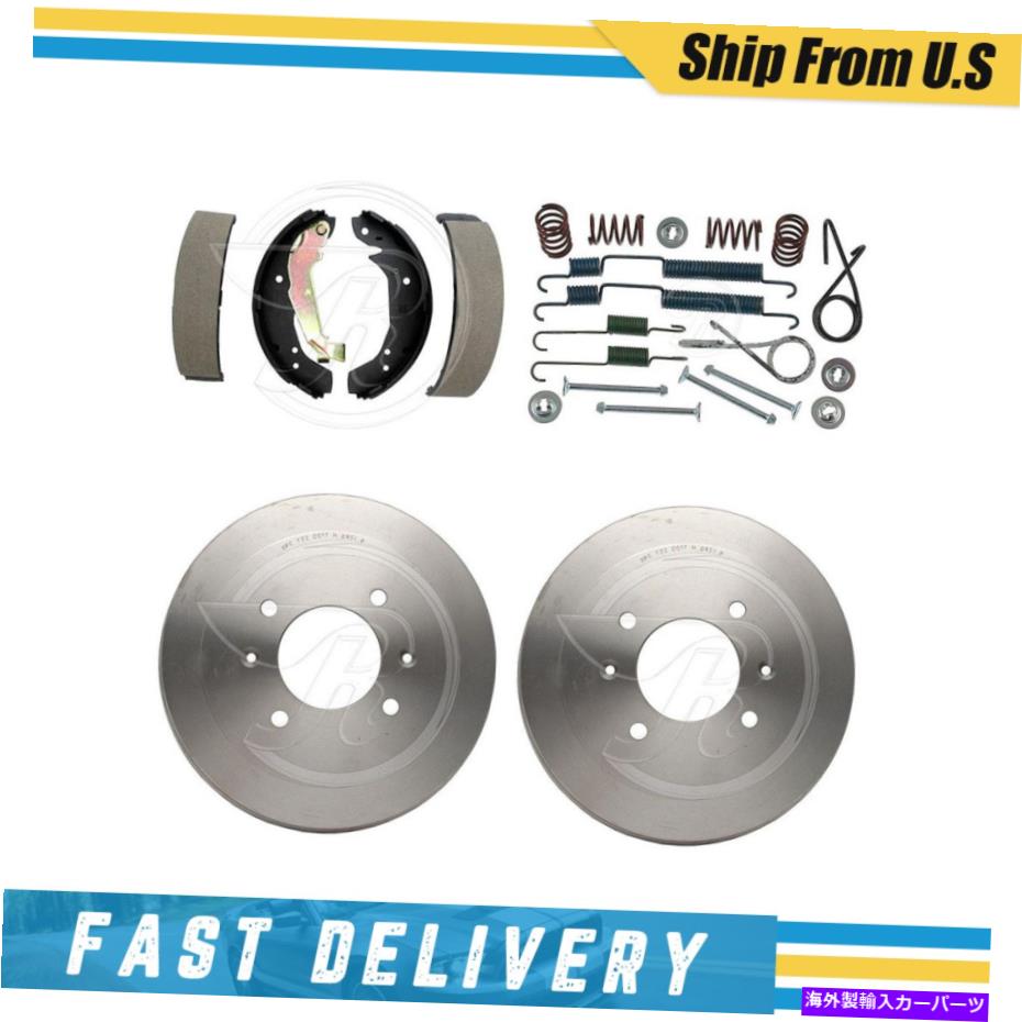 Brake Drum ソナタ用のリアドラムブレーキシューズ＆ハードウェアスプリングキット1999-2002 Rear Drums Brake Shoes & Hardware Spring Kit for Sonata 1999-2002【並行輸入品】