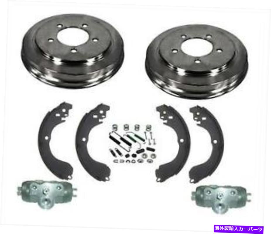 Brake Drum リアドラムブレーキシューズスプリングキットホイールシリンダージープコンパス6PCキット08-16 Rear Drums Brake Shoes Spring Kit Wheel Cylinder for Jeep Compass 6pc Kit 08-16【並行輸入品】