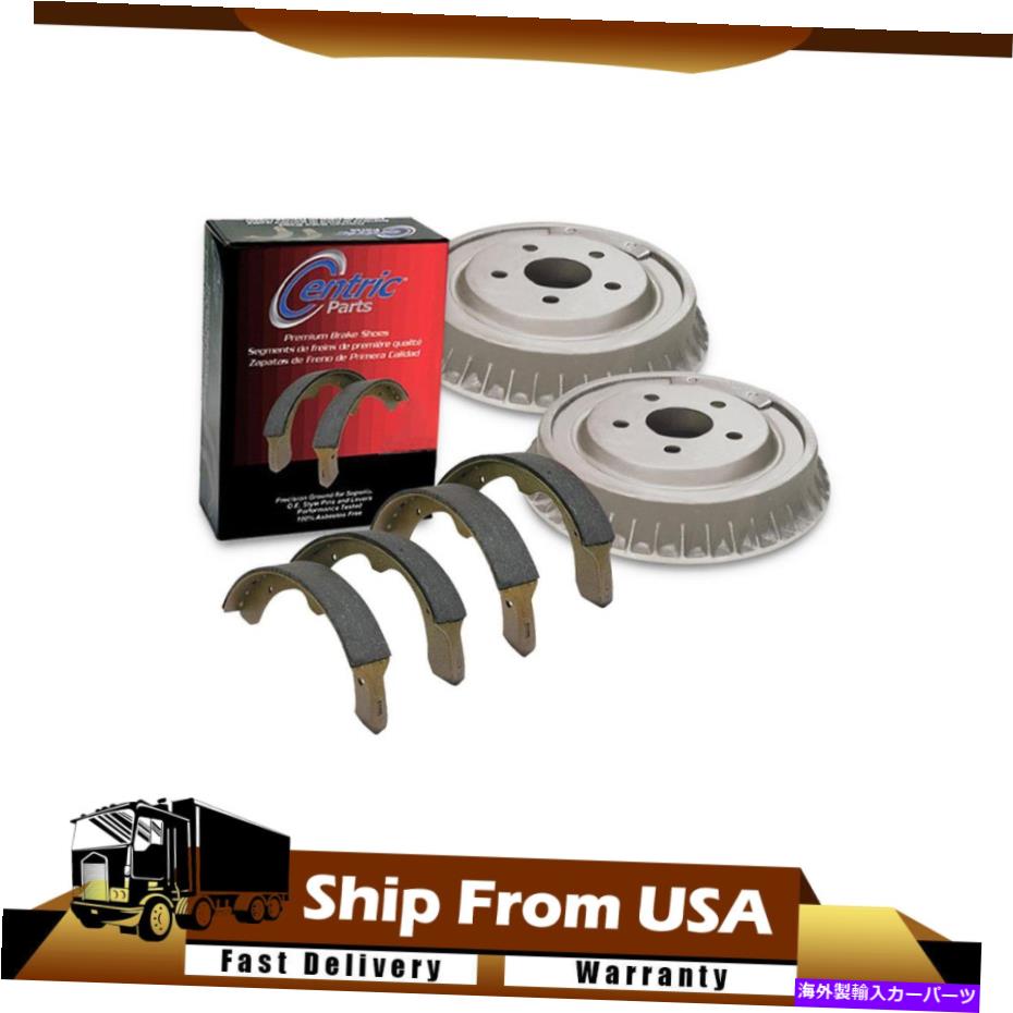 Brake Drum リア3x中心ブレーキドラムシューズセットフィット1948-58 Ford Fシリーズ1/2トン_WT Rear 3X Centric Brake Drum Shoe Set fits 1948-58 Ford F Series 1/2 Ton_WT【並行輸入品】