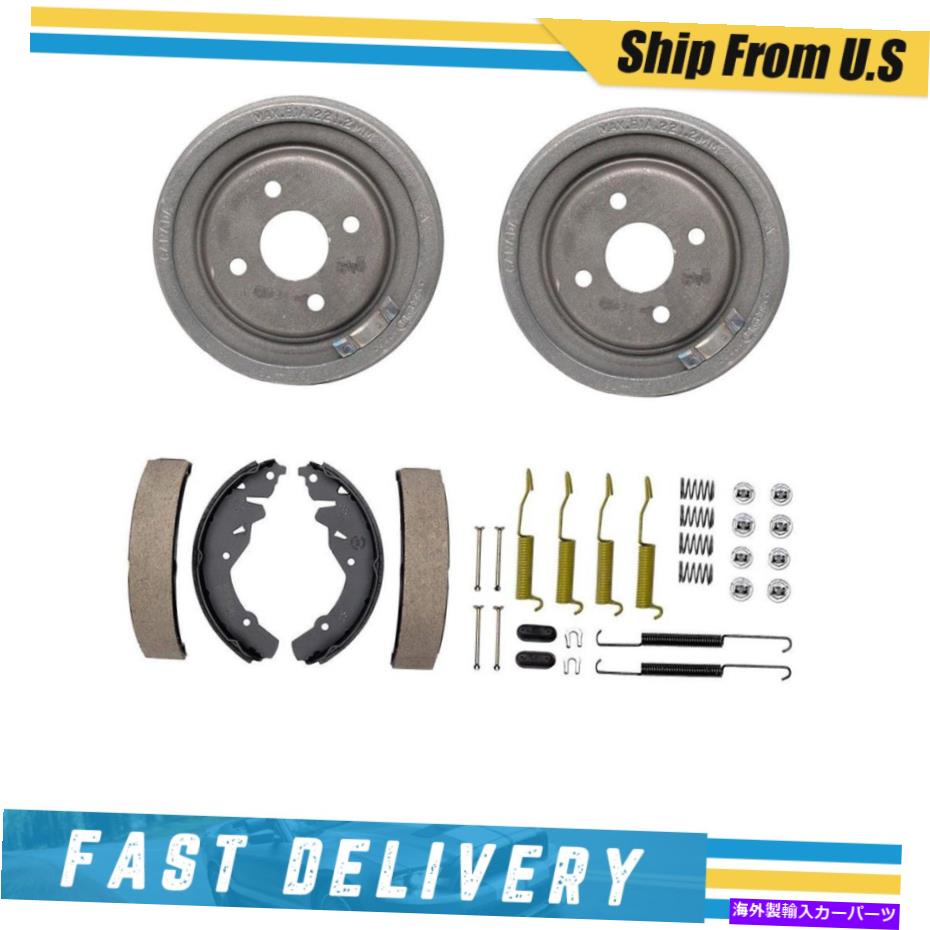 Brake Drum クライスラータウン＆カントリー1984用のリアドラムブレーキシューズ＆ハードウェアスプリングキット Rear Drums Brake Shoes & Hardware Spring Kit for Chrysler Town & Country 1984【並行輸入品】