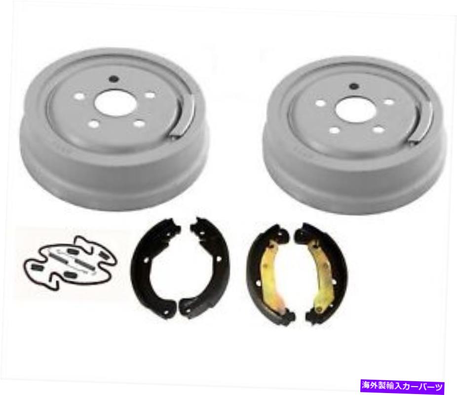 Brake Drum リアブレーキドラム＆シューズ＆ブレーキスプリングスフィット2003-2005 Cavalier Sunfire Rear Brake Drums & Shoes & Brake Springs Fits 2003-2005 Cavalier Sunfire【並行輸入品】