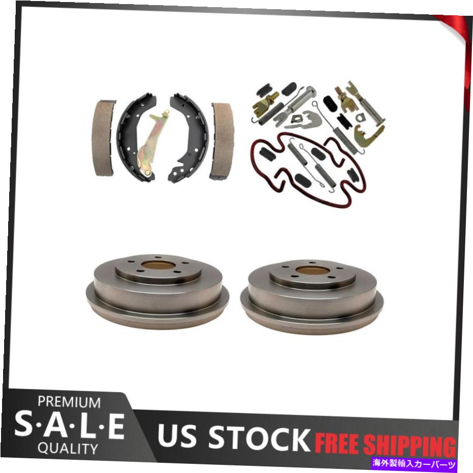 Brake Drum リアキットブレーキドラム＆ブレーキシューズハードウェアキットフィット2009シボレーHHR新しい Rear Kit Brake Drums & Brake Shoes Hardware Kit Fits 2009 Chevrolet HHR NEW【並行輸入品】