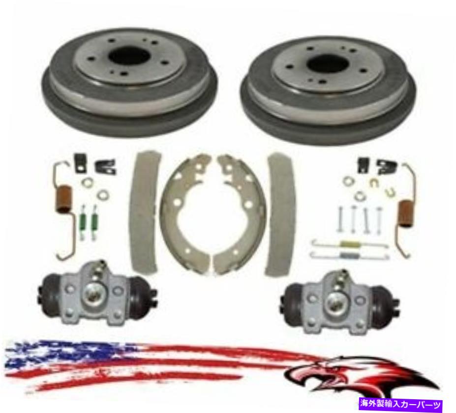 Brake Drum 6 PCSリアブレーキドラムシューズスプリングキットホイールシリンダーフィットホンダCRV 97-01 6 Pcs Rear Brake Drums Shoes Spring Kit Wheel Cylinder fits Honda CRV 97-01【並行輸入品】