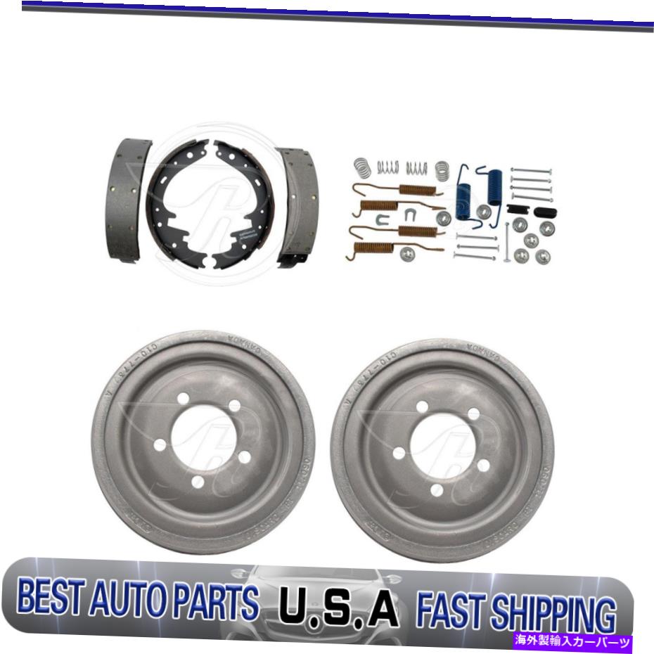 Brake Drum 1968年のフロントドラムブレーキシューズ調整スプリングキットファーゴD100ピックアップ Front drum brakes shoes adjusting spring kit For 1968 Fargo D100 Pickup【並行輸入品】