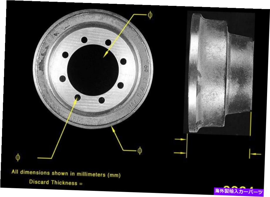 Brake Drum E-350エコノリンF-350 E-350エコノリンクラブワゴンE-300エコノール用の新しいブレーキドラム New Brake Drum for E-350 Econoline F-350 E-350 Econoline Club Wagon E-300 Econol【並行輸入品】