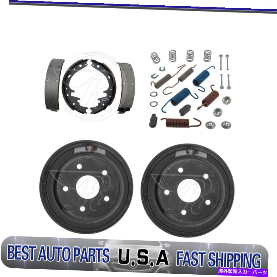 Brake Drum Ford E-150 Econoline 1977-1986用のレイベストリアブレーキドラム＆シューズ＆ハードウェア Raybestos Rear Brake Drums & Shoes & Hardware For Ford E-150 Econoline 1977-1986【並行輸入品】