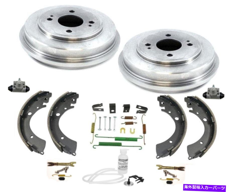Brake Drum 2001-2005 CIVIC 1.7L W/リアブレーキドラムブレーキシューズセットシリンダー9PC Fits 2001-2005 Civic 1.7L W/ Rear Brakes Drums Brake Shoe Set Cylinders 9pc【並行輸入品】