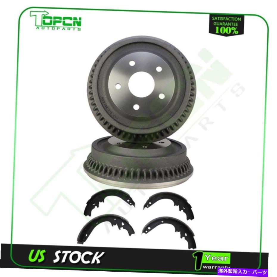 Brake Drum リアブレーキドラム＆セラミックブレーキシューズフィット1994-1996 1997 1999 Dodge Ram 1500 REAR Brake Drum & Ceramic Brake Shoes Fits 1994-1996 1997 1999 Dodge Ram 1500【並行輸入品】