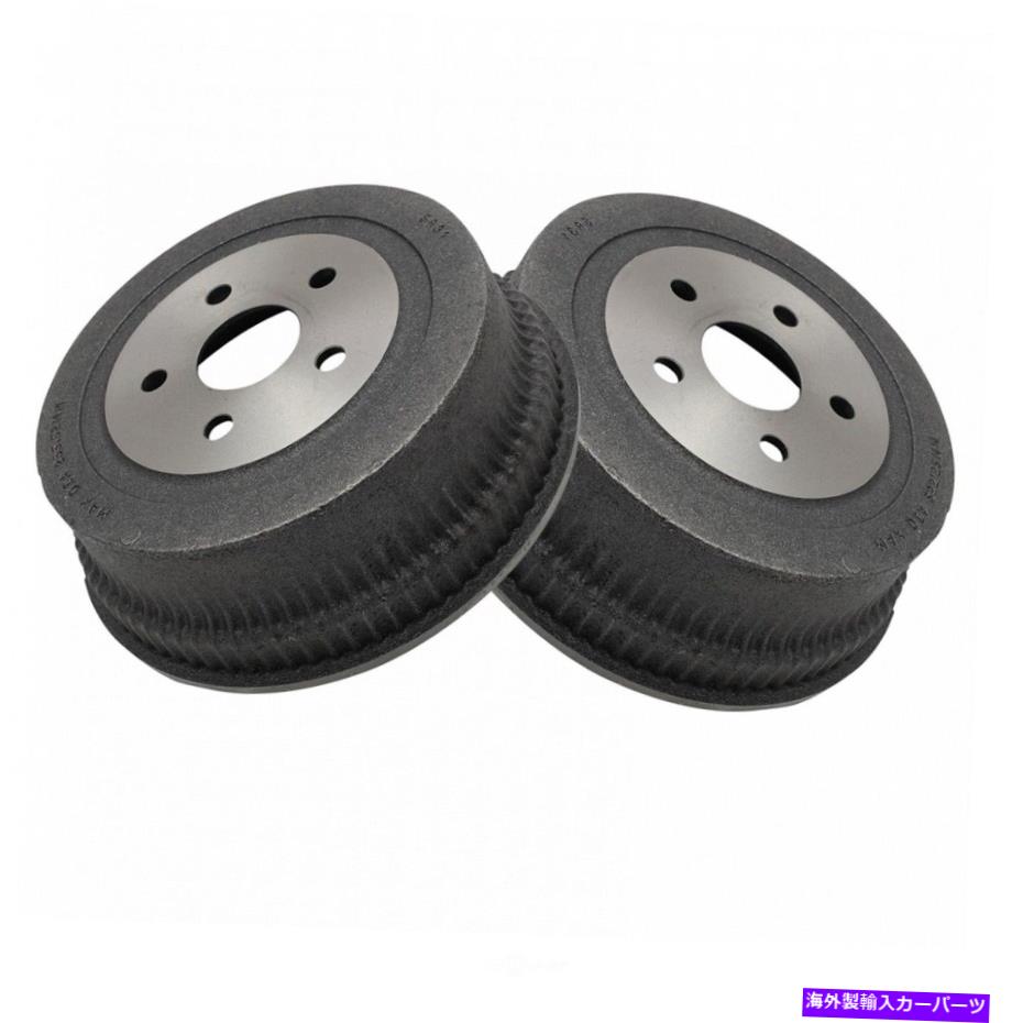 Brake Drum ブレーキドラムセットTRQ BRA75086 Brake Drum Set TRQ BRA75086【並行輸入品】