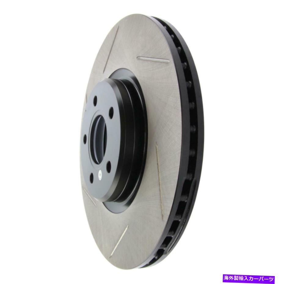 Brake Drum スポーツスロット付き1ピースの助手席側ブレーキローターフィット2004-2012ボルボS40 Sport Slotted 1 Piece Front Passenger Side Brake Rotor Fits 2004-2012 Volvo S40【並行輸入品】