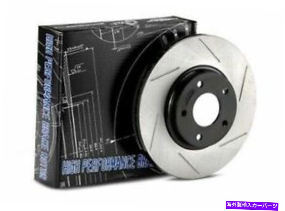 Brake Drum STOPTECHブレーキローター - スポーツスロット126.44128SRフィット：Lexus 2003-2009 GX470 StopTech Brake Rotor - Sport Slotted 126.44128SR Fits:LEXUS 2003 - 2009 GX470【並行輸入品】