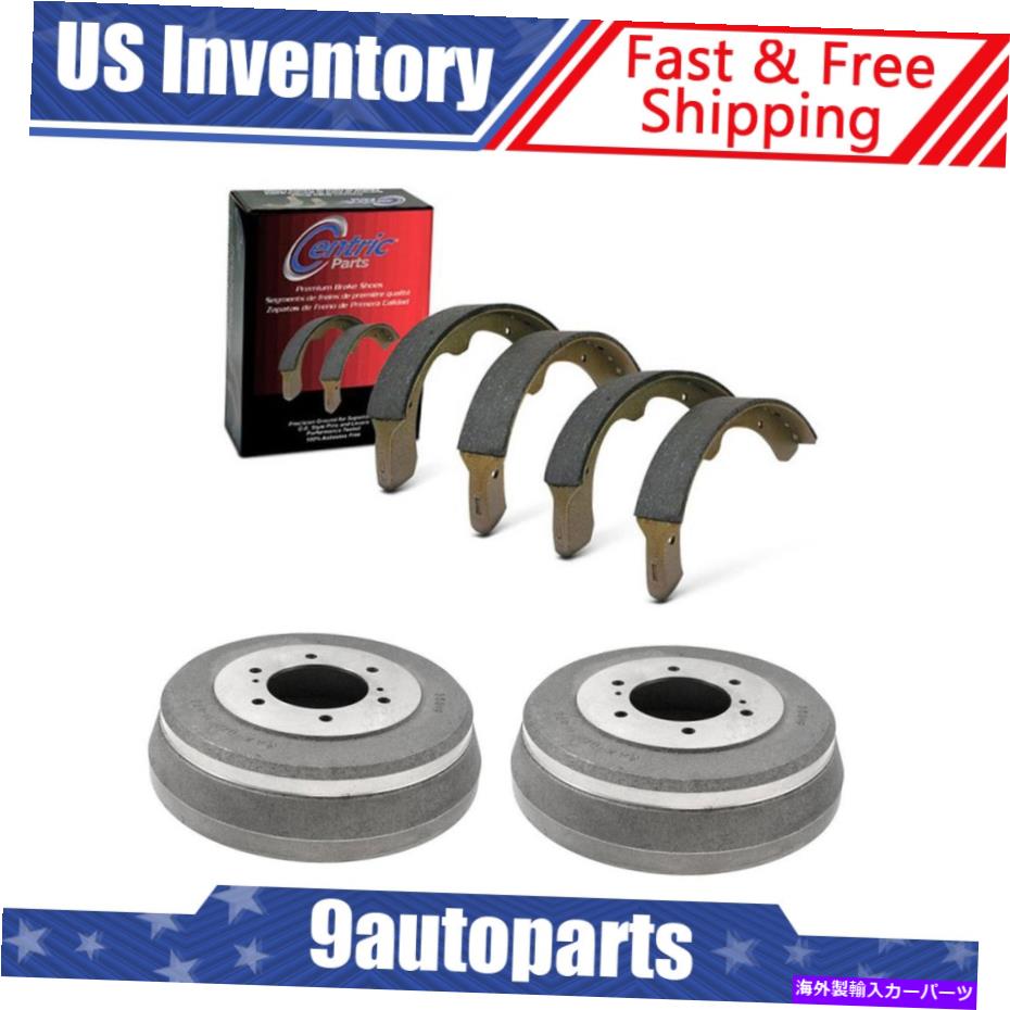 Brake Drum 1997年から2000年のQX4リアブレーキドラム＆ブレーキシューズキット For 1997-2000 QX4 Rear Brake Drums & Brake Shoes Kit【並行輸入品】
