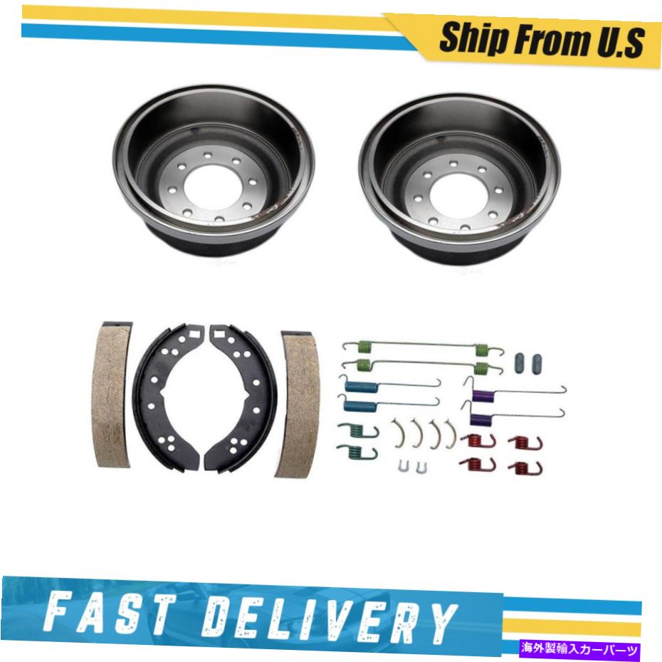 Brake Drum フォードE-250エコノリンのリアドラムブレーキシューズ＆ハードウェアスプリングキット1992-1994 Rear Drums Brake Shoes & Hardware Spring Kit for Ford E-250 Econoline 1992-1994【並行輸入品】