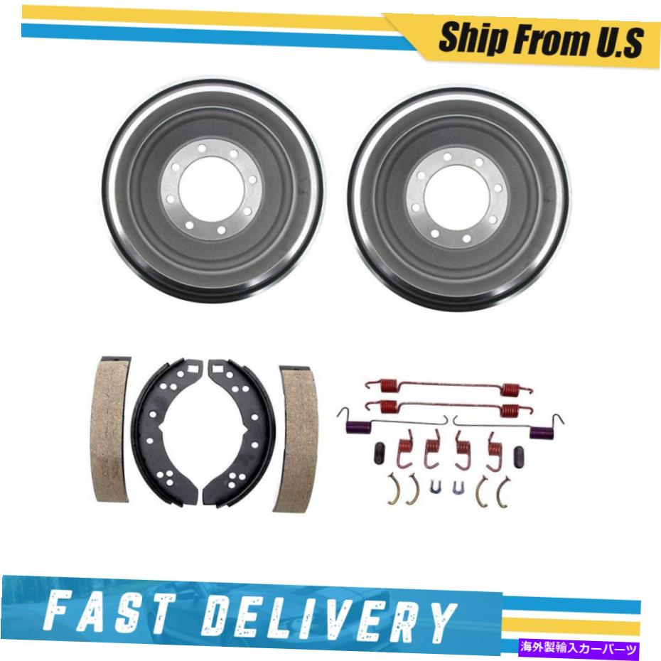 Brake Drum フォードE-250エコノリンのリアドラムブレーキシューズ＆ハードウェアスプリングキット1976-1980 Rear Drums Brake Shoes & Hardware Spring Kit for Ford E-250 Econoline 1976-1980【並行輸入品】