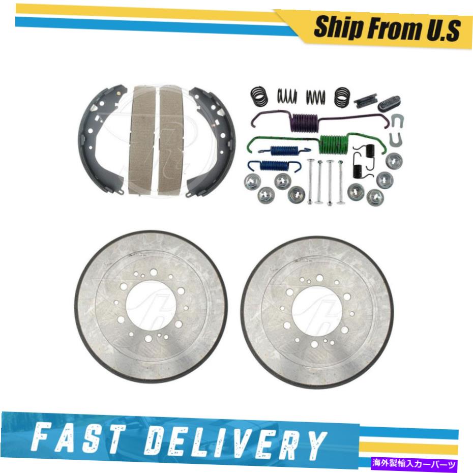 Brake Drum トヨタタコマのリアドラムブレーキシューズ＆ハードウェアスプリングキット2003 5ラグホイール Rear Drums Brake Shoes & Hardware Spring Kit for Toyota Tacoma 2003 5 Lug Wheels【並行輸入品】