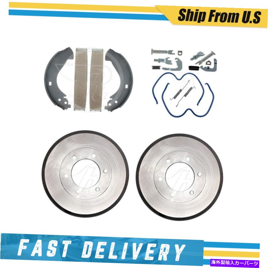 Brake Drum 2004年から2008年のシボレーコロラドのリアドラムブレーキシューズ＆ハードウェアスプリングキット Rear Drums Brake Shoes & Hardware Spring Kit for 2004-2008 Chevrolet Colorado【並行輸入品】