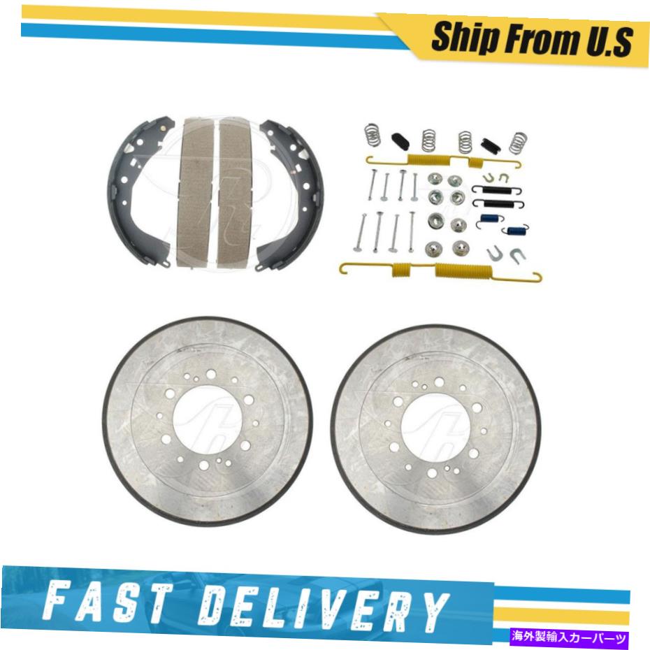Brake Drum トヨタ4runner 2002用のリアブレーキドラムブレーキシューズ＆ハードウェアスプリングキット Rear Brake Drums Brake Shoes & Hardware Spring Kit for Toyota 4Runner 2002【並行輸入品】