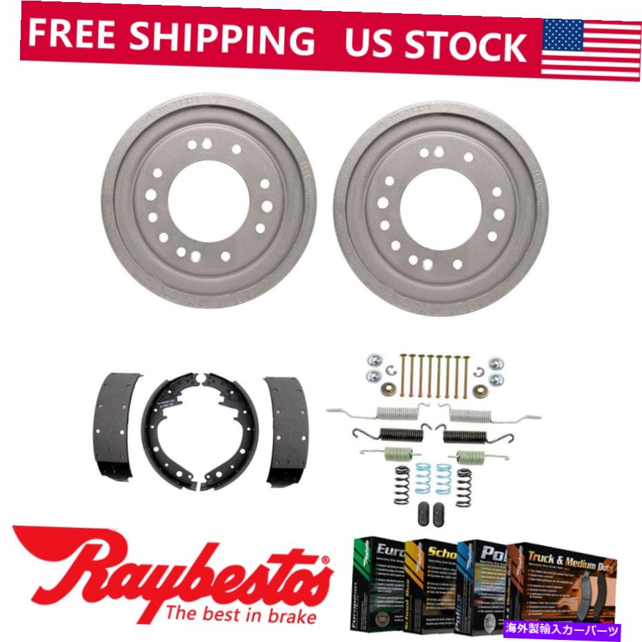 Brake Drum 1966年GMC I1500 -Raybestos Front Kit Brake Drums＆Brake Shoes Hardware Kit For 1966 GMC I1500 - Raybestos Front Kit Brake Drums & Brake Shoes Hardware Kit【並行輸入品】