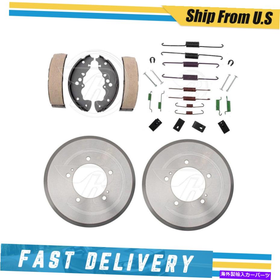 Brake Drum スズキXL-7 2004-2006用のリアブレーキドラムブレーキシューズ＆ハードウェアスプリングキット Rear Brake Drums Brake Shoes & Hardware Spring Kit for Suzuki XL-7 2004-2006【並行輸入品】