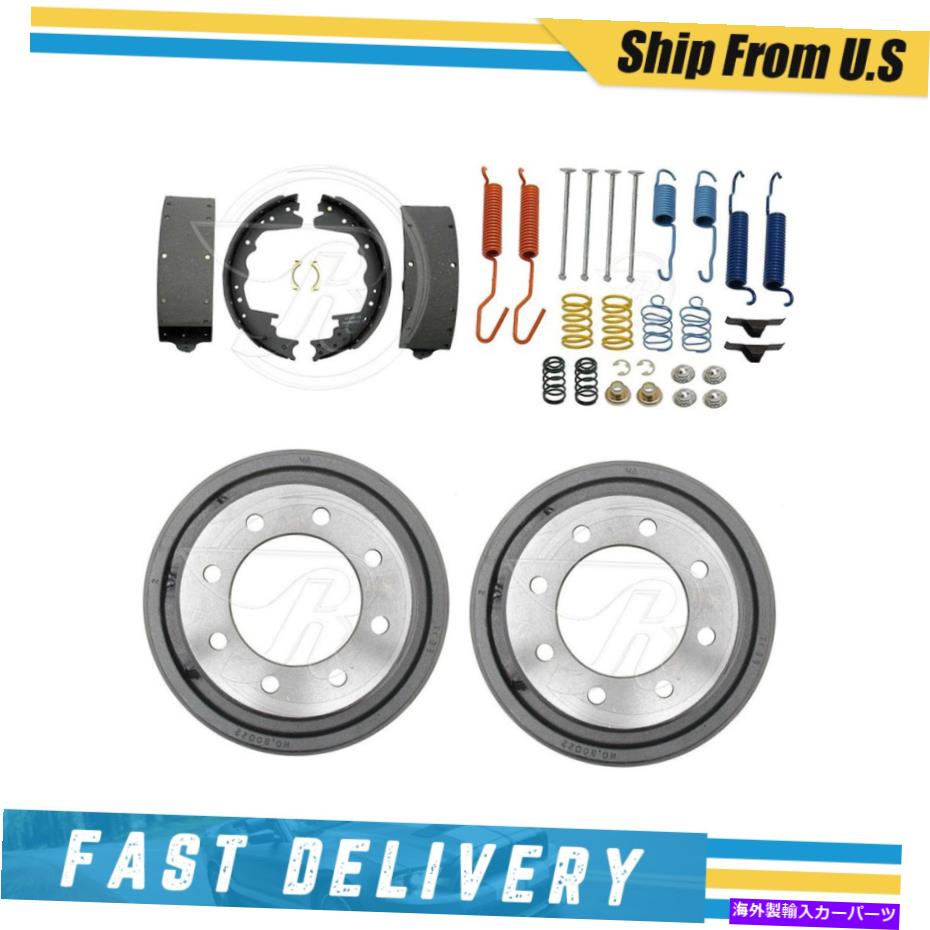 Brake Drum Dodge Ram 3500 Van用のリアドラムブレーキシューズ＆ハードウェアスプリングキット1999 Rear Drums Brake Shoes & Hardware Spring Kit for Dodge Ram 3500 Van 1999【並行輸入品】