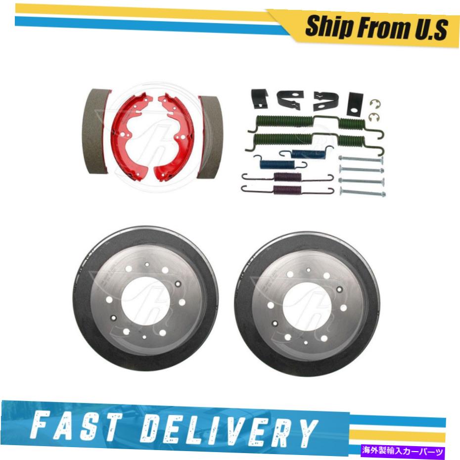 Brake Drum フォードクーリエ用のリアブレーキドラムブレーキシューズ＆ハードウェアスプリングキット1979-1982 Rear Brake Drums Brake Shoes & Hardware Spring Kit for Ford Courier 1979-1982【並行輸入品】 64,070円