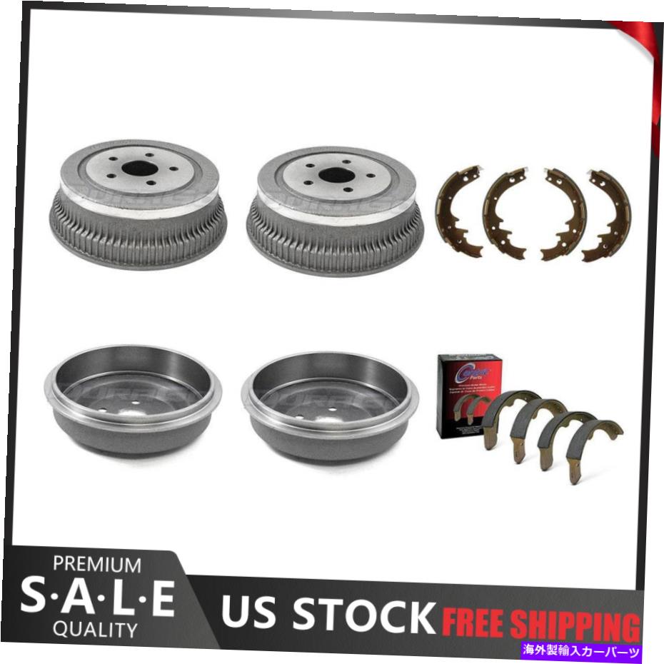 Brake Drum 1973マーキュリーコメットフロントリアLH RHブレーキドラム＆シューズ Fits 1973 Mercury Comet Front Rear LH RH Brake Drums & Shoes【並行輸入品】