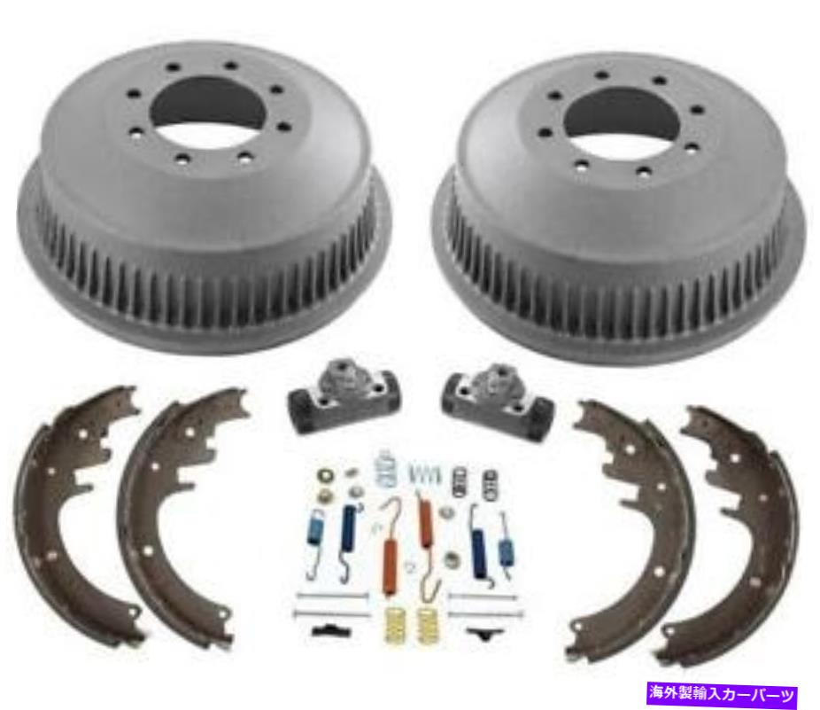 Brake Drum ブレーキドラムブレーキシューズスプリング用シングルリアホイールSRW 3500エクスプレスバン96-02用 Brake Drums Brake Shoes Springs for Single Rear Wheel SRW 3500 Express Van 96-02【並行輸入品】