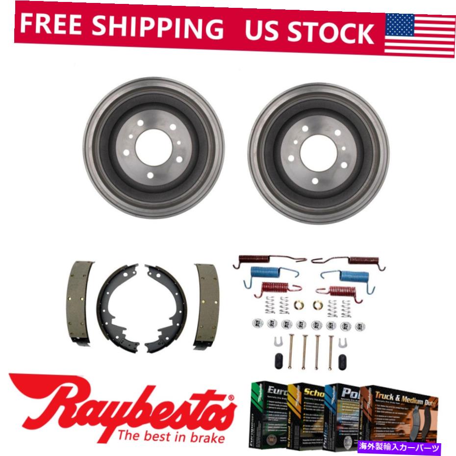 Brake Drum フロントキットブレーキドラム&ブレーキシューズハードウェアキット1967 Ford P -100 -Raybestos Front Kit Brake Drums & Brake Shoes Hardware Kit For 1967 Ford P-100 - Raybestos【並行輸入品】