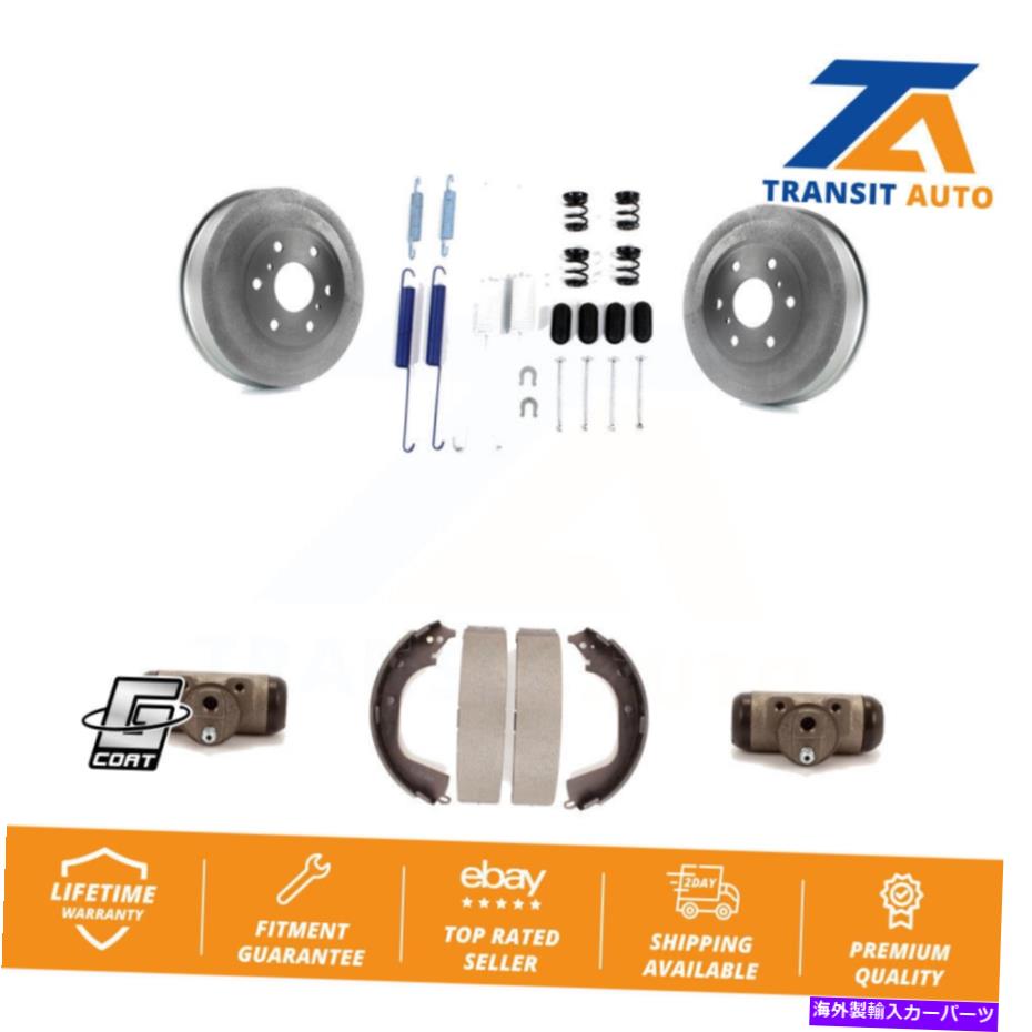 Brake Drum シボレーシルバラード1500 GMC用のリアコーティングブレーキドラムシューズスプリングシリンダーキット Rear Coated Brake Drum Shoe Spring Cylinder Kit For Chevrolet Silverado 1500 GMC【並行輸入品】