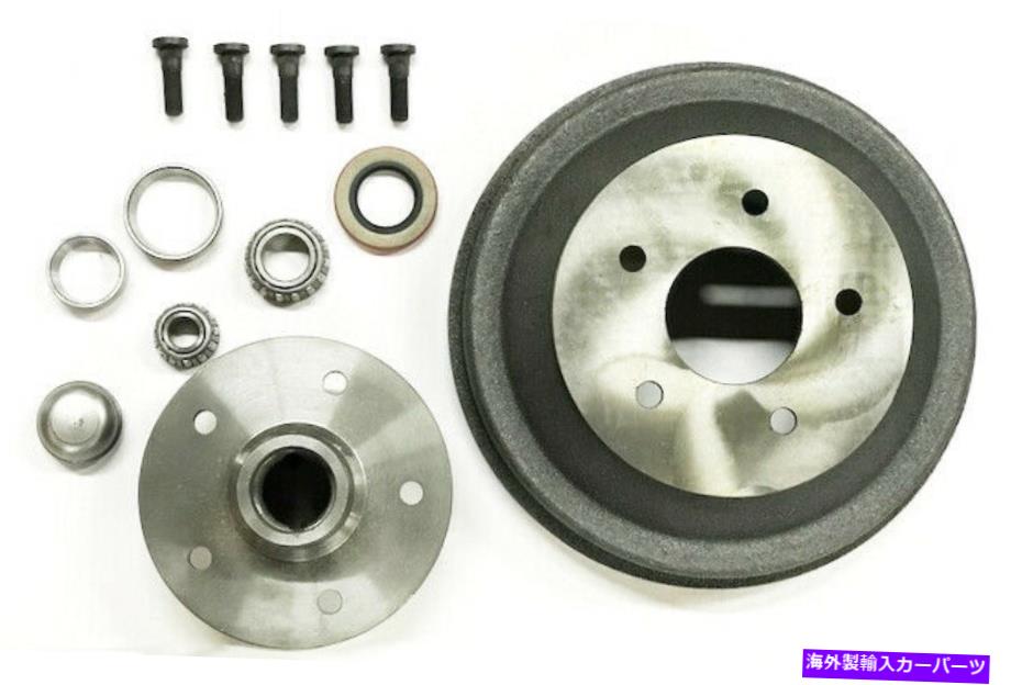 Brake Drum 1940-1948 Fords 01A-1125-Kit用の完全なブレーキドラム＆ハブアセンブリ 1940-1948 Complete Brake Drum & Hub assembly, for Fords 01A-1125-KIT【並行輸入品】