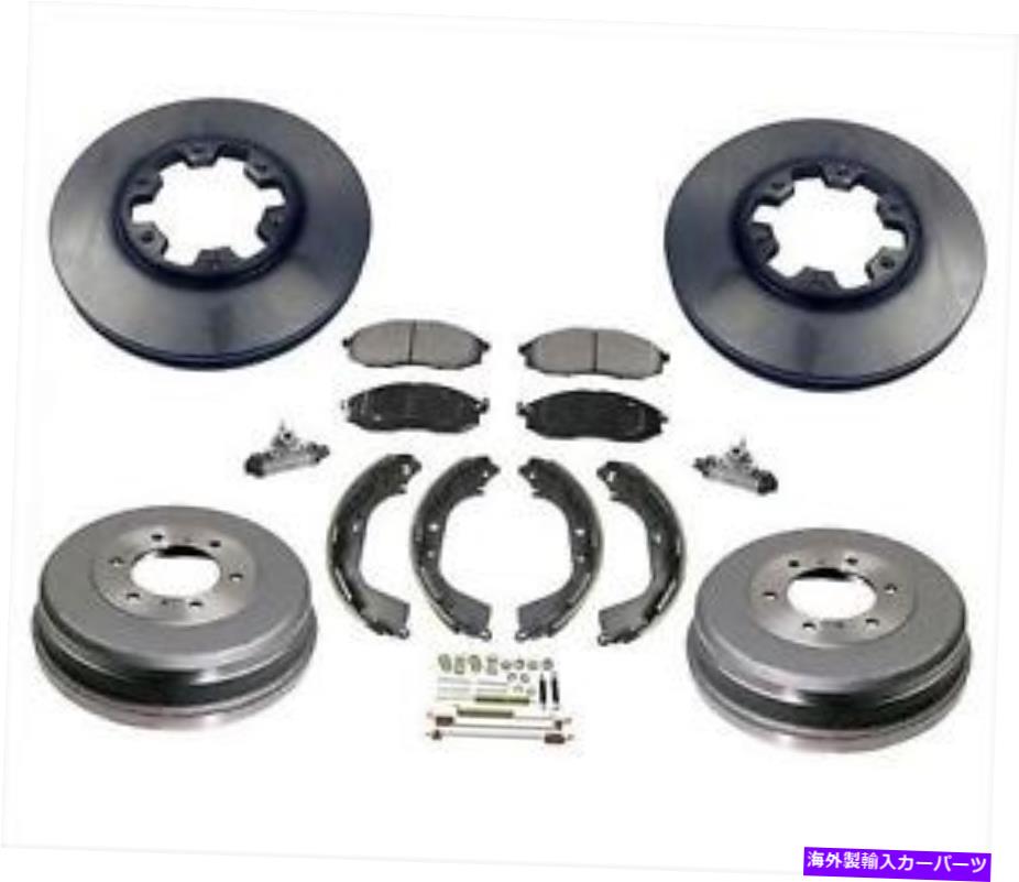 Brake Drum ロータードラムブレーキパッドシューズスプリングスホイールシリンダー用日産Xterra 00-04 Rotors Drums Brake Pads Shoes Springs Wheel Cylinders for Nissan Xterra 00-04【並行輸入品】