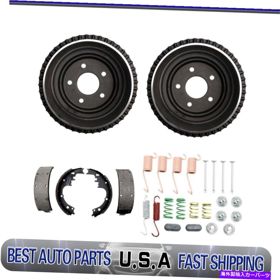 Brake Drum フロントブレーキドラムブレーキシューズハードウェアキットスプリングフィット1964-1969ビュイックスポーツワゴン Front Brake Drum Brake Shoes Hardware Kit Spring Fits 1964-1969 Buick Sportwagon【並行輸入品】