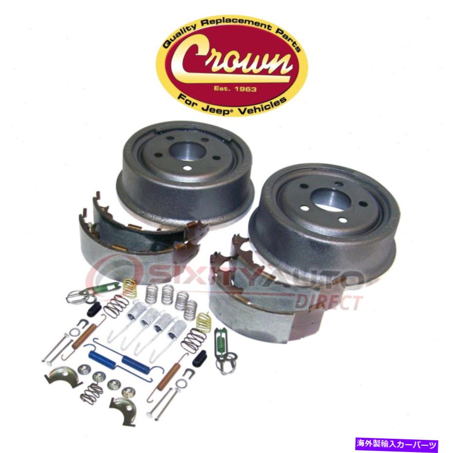 Brake Drum Crown Automotive 52005350KEドラムブレーキシューズ＆キットサービスキットZS Crown Automotive 52005350KE Drum Brake Shoe & Kit for Service Kits zs【並行輸入品】