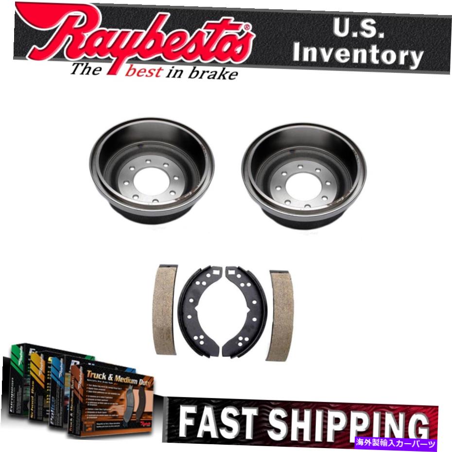 Brake Drum 1992年から1994年のフォードE-250エコノリンのリアキットブレーキドラム＆ブレーキシューズ Rear Kit Brake Drums & Brake Shoes For 1992-1994 Ford E-250 Econoline【並行輸入品】