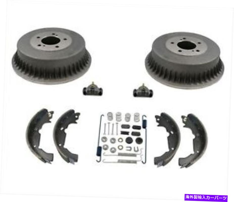 Brake Drum 99-02クエスト村人に合う（2）ブレーキドラム＆シューズ＆シリンダースプリングス Fits For 99-02 Quest Villager (2) Brake Drums & Shoes & Cylinders Springs【並行輸入品】